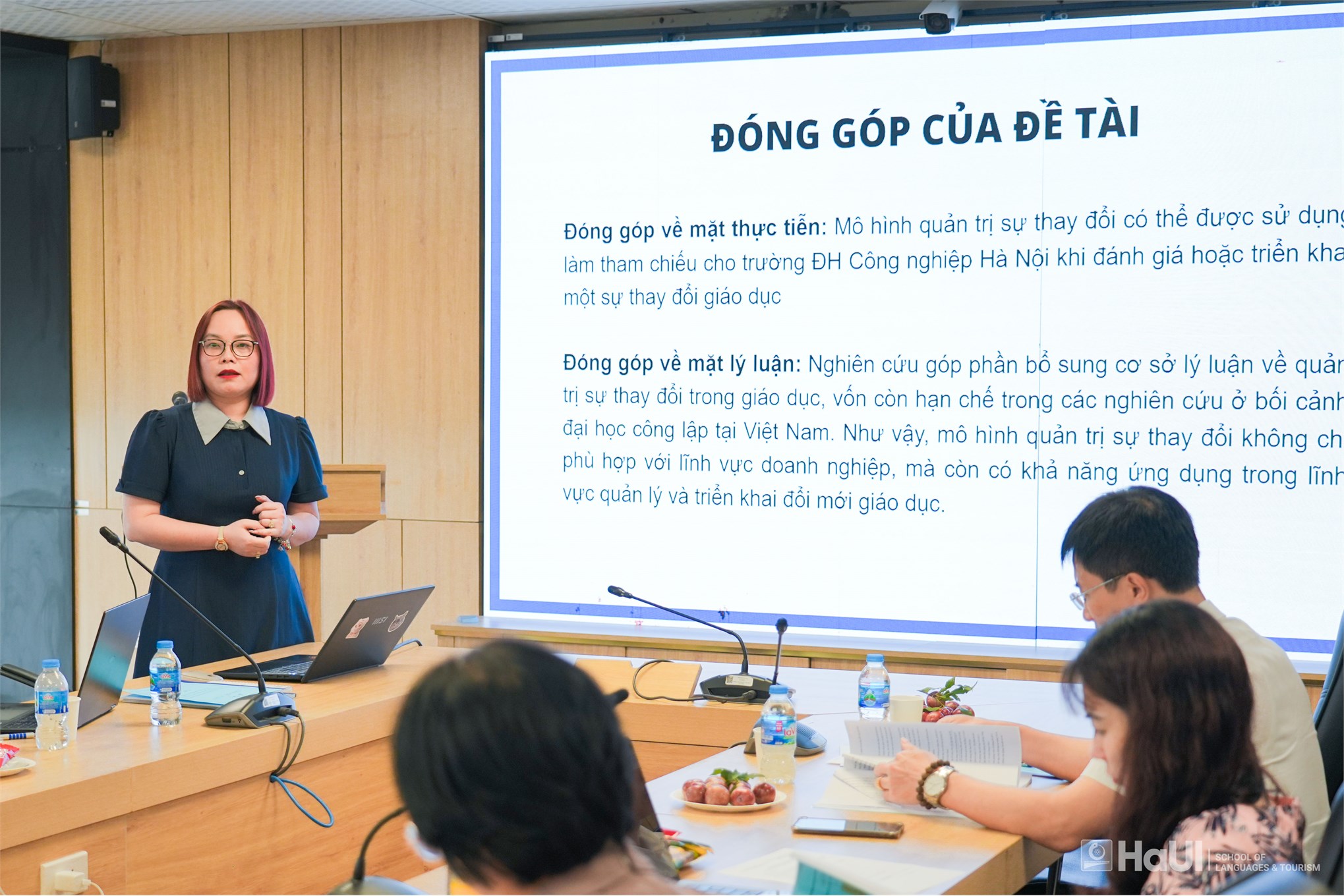 Nghiệm thu đề tài nghiên cứu khoa học cấp trường về mô hình dạy học kết hợp tại Trường Đại học Công nghiệp Hà Nội