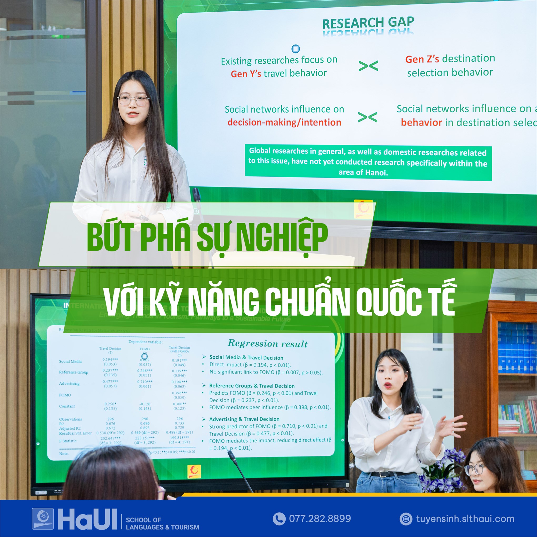 Ngành Quản trị Dịch vụ Du lịch và Lữ hành – Kiến tạo nguồn nhân lực chất lượng cho ngành công nghiệp không khói