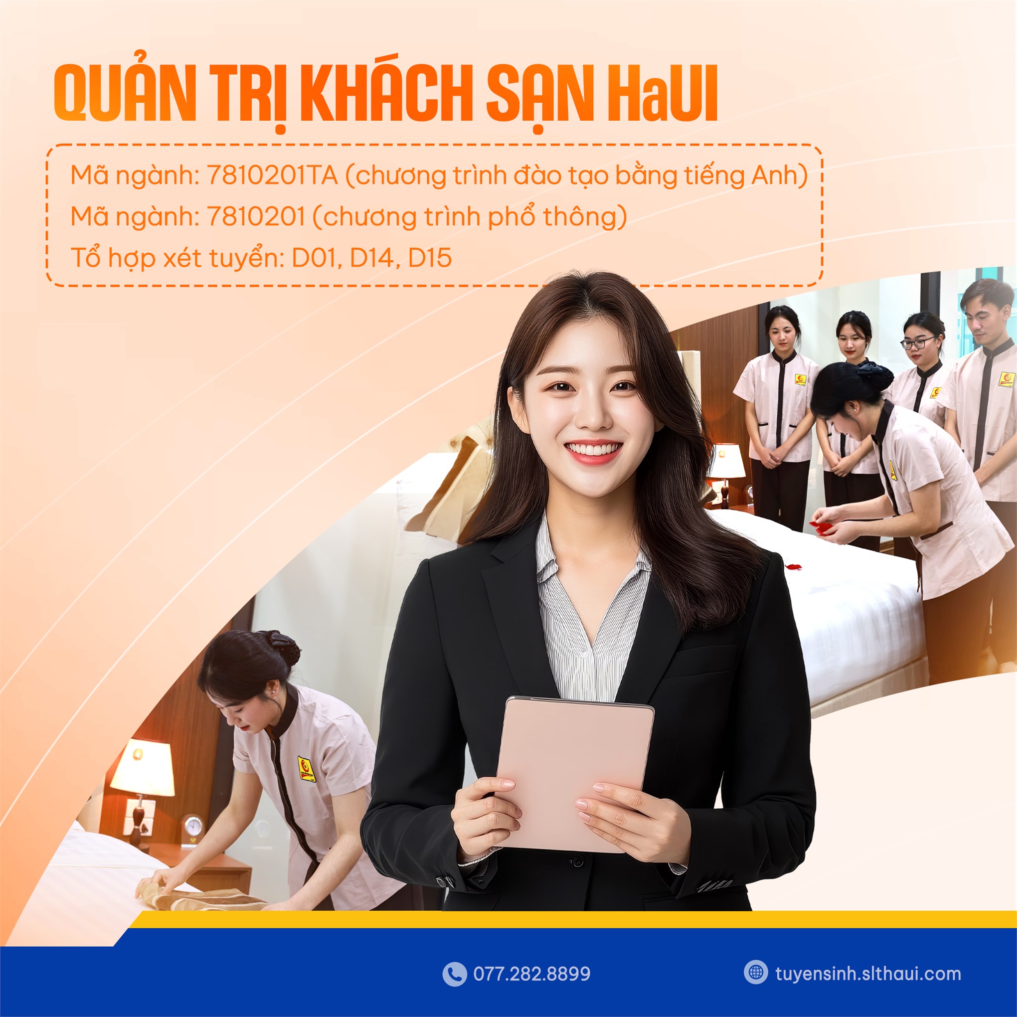 Ngành Quản trị Khách sạn – Vững vàng hội nhập, làm chủ ngành dịch vụ cao cấp