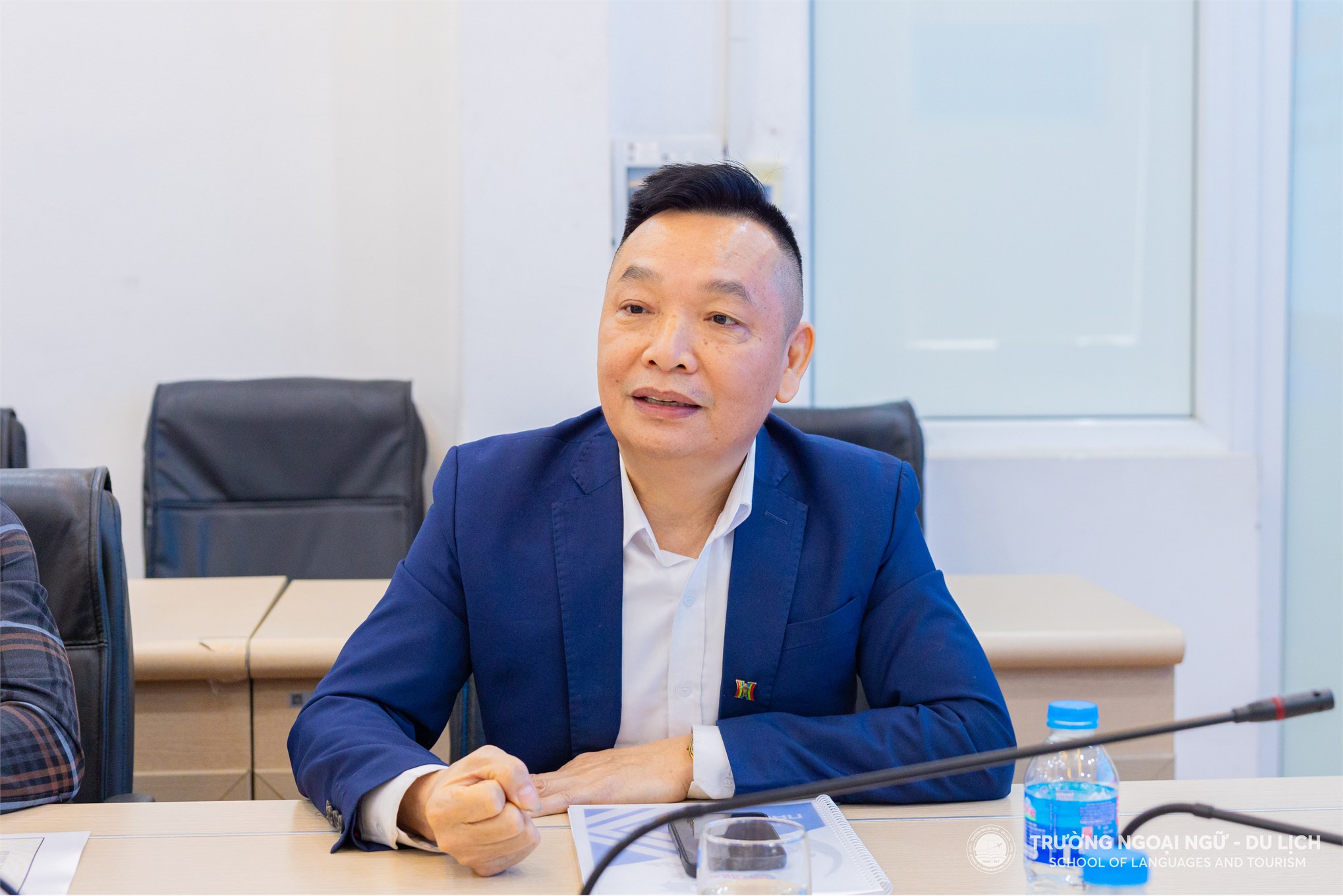 Trường Ngoại ngữ – Du lịch tiếp đón Công ty cổ phần Đầu tư & Phát triển Giáo dục EduGlobal tới thăm và làm việc