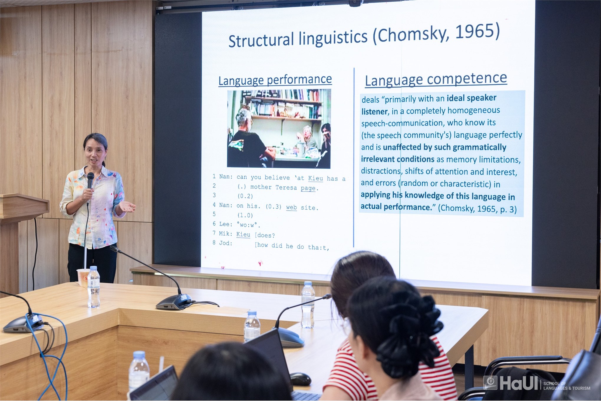 Workshop “Topics and Issues in Conversation Analysis of Vietnamese Data” tại Trường Ngoại ngữ – Du lịch