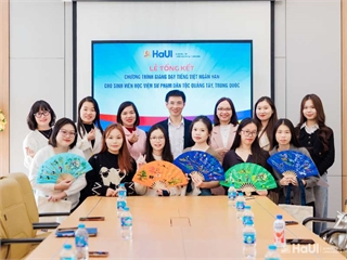 Tổng kết chương trình giảng dạy tiếng Việt ngắn hạn cho sinh viên Học viện Sư phạm Dân tộc Quảng Tây (Trung Quốc)