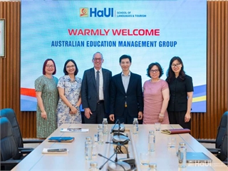 Trường Ngoại ngữ – Du lịch tiếp đón đoàn Australian Education Management Group (AEMG)