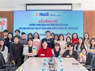 Bế giảng chương trình Tiếng Việt ngắn hạn dành cho sinh viên Học viện Kỹ thuật Nghề nghiệp Quảng Tây (Trung Quốc)