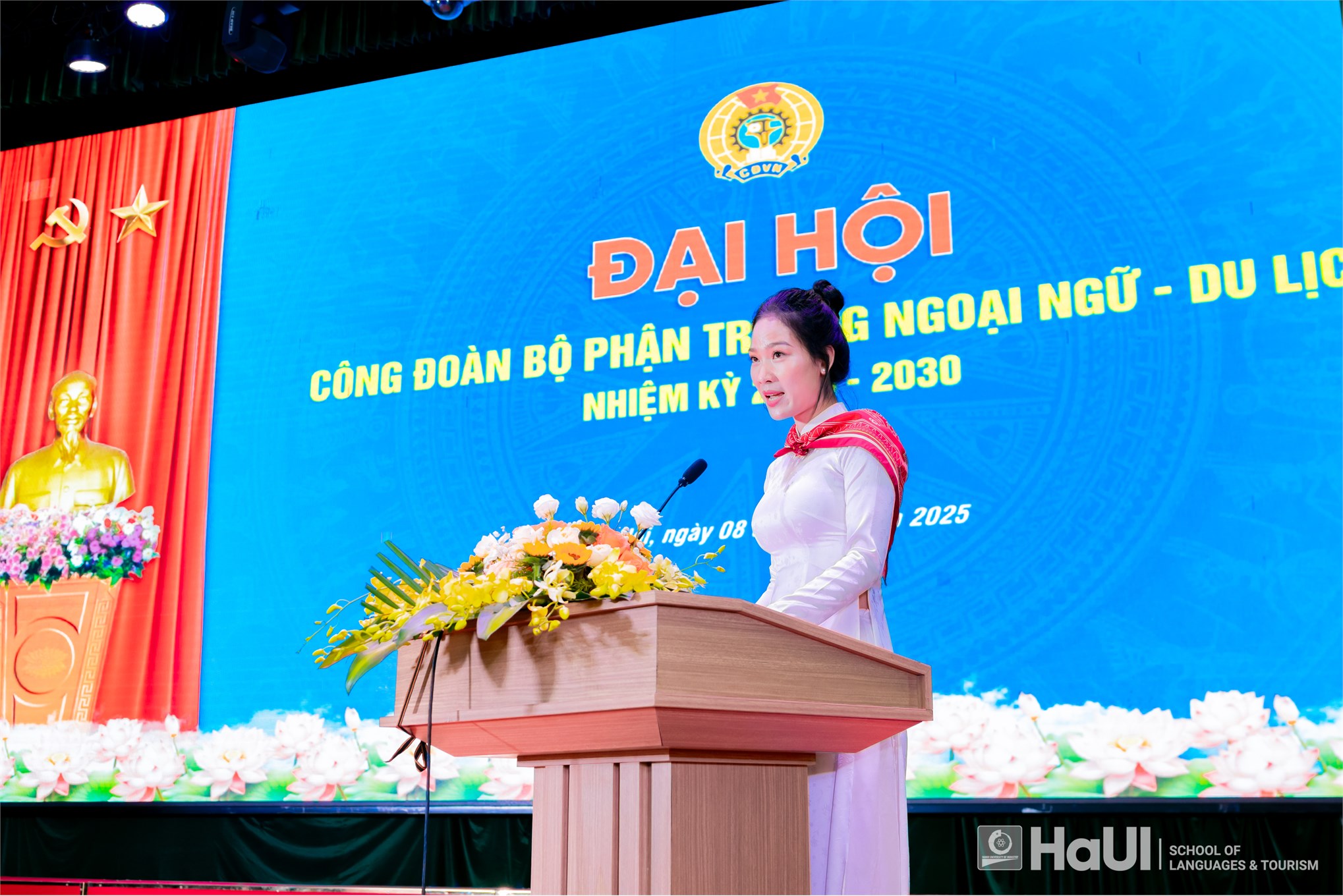 Đại hội Công đoàn bộ phận Trường Ngoại ngữ - Du lịch nhiệm kỳ 2025-2030: Đoàn kết, đổi mới, quyết tâm thực hiện thắng lợi các mục tiêu mới