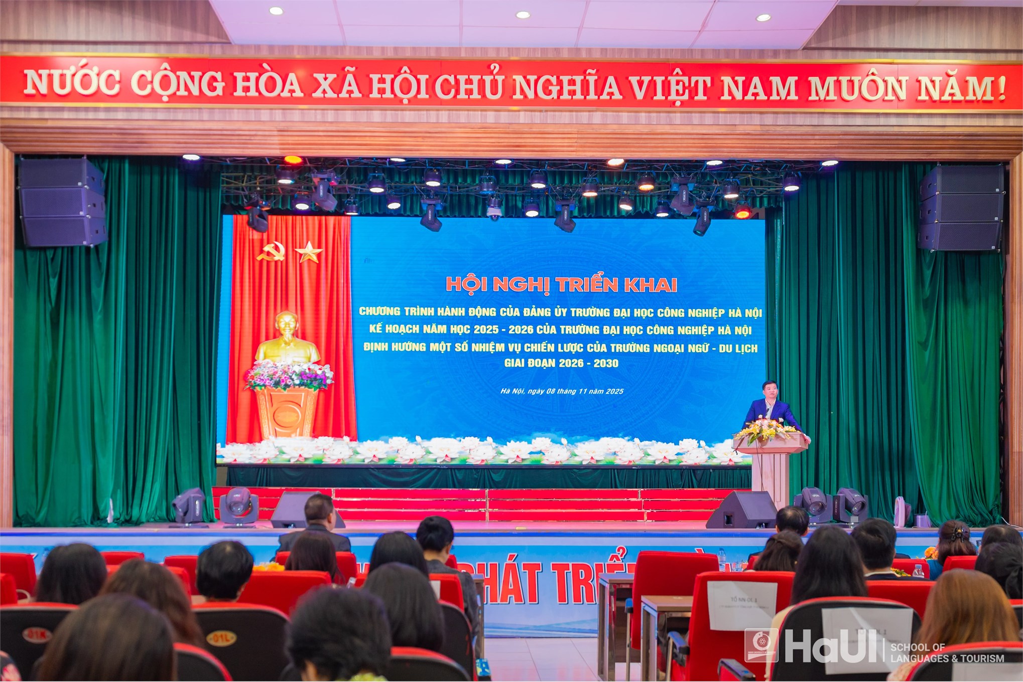 Trường Ngoại ngữ - Du lịch quyết tâm phát triển đột phá trong giai đoạn chiến lược mới