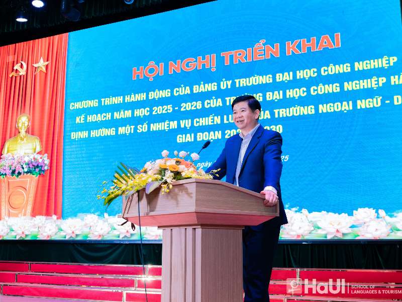 Trường Ngoại ngữ - Du lịch quyết tâm phát triển đột phá trong giai đoạn chiến lược mới