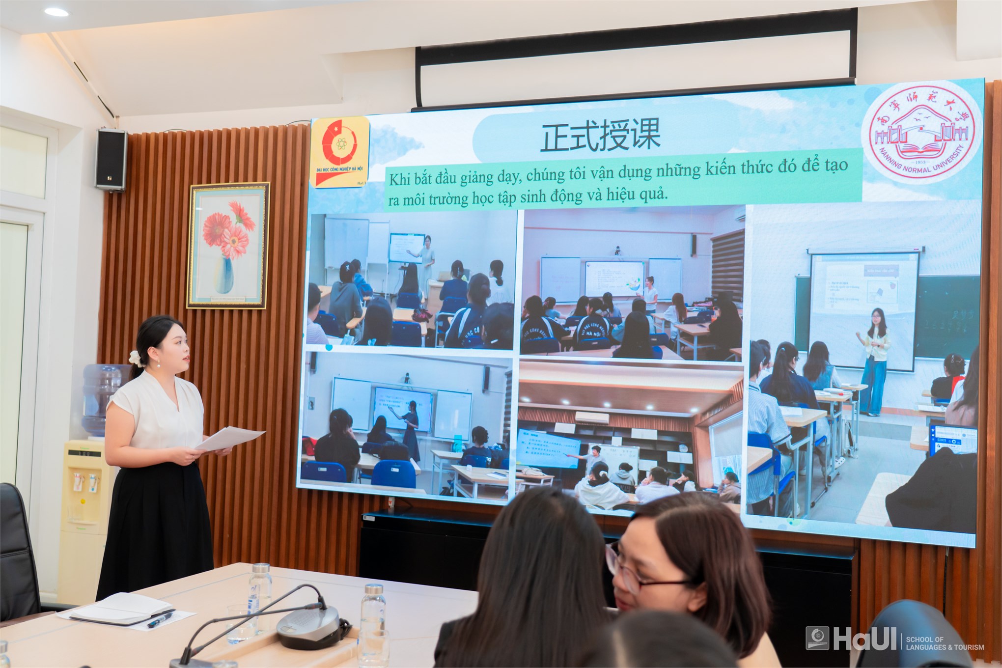 Trường Ngoại ngữ – Du lịch tổng kết chương trình giảng dạy tiếng Việt ngắn hạn cho học viên Trường Đại học Sư phạm Nam Ninh (Trung Quốc)