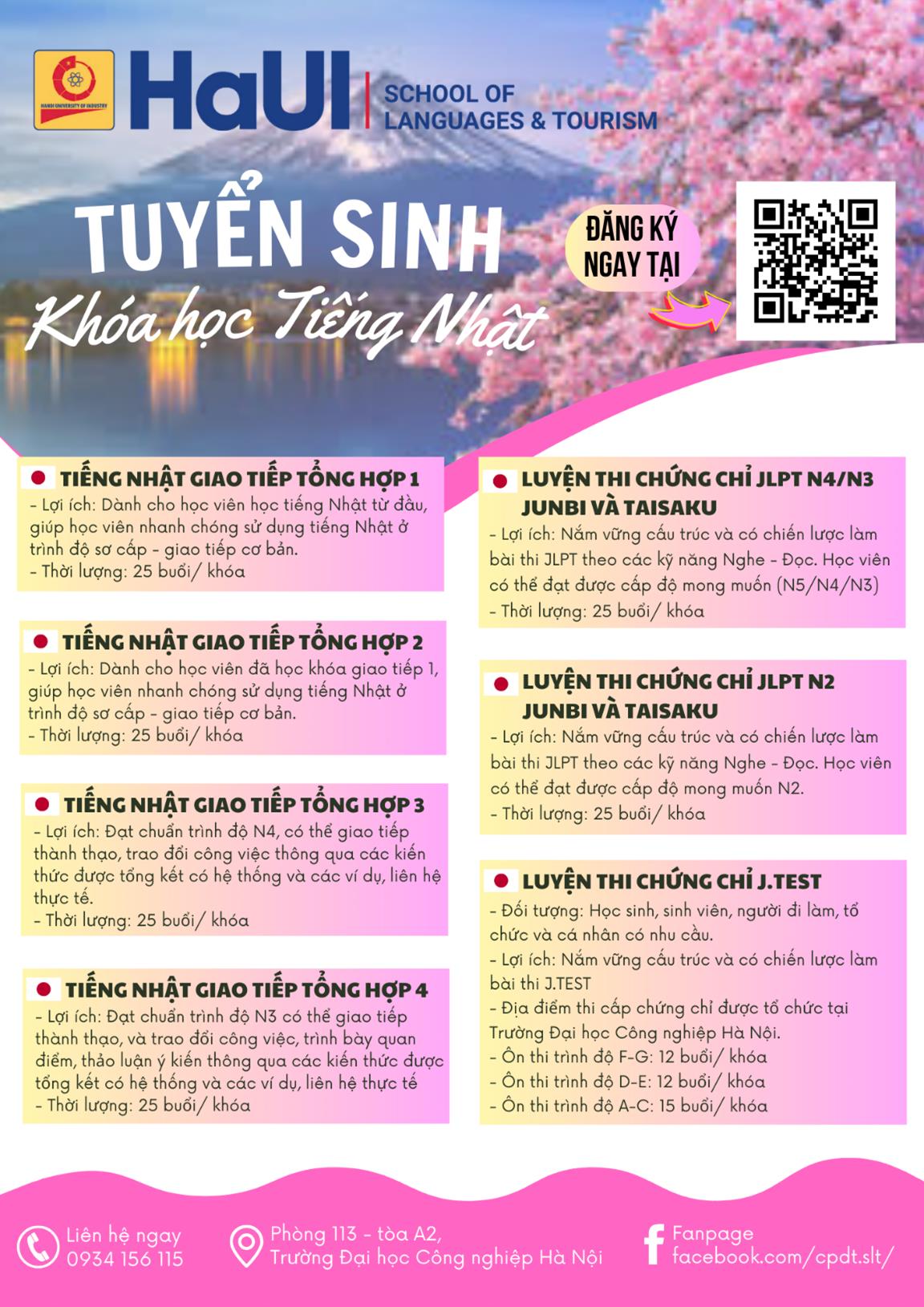 Tuyển sinh các khóa học ngoại ngữ và kỹ năng mềm đợt 1 năm 2026