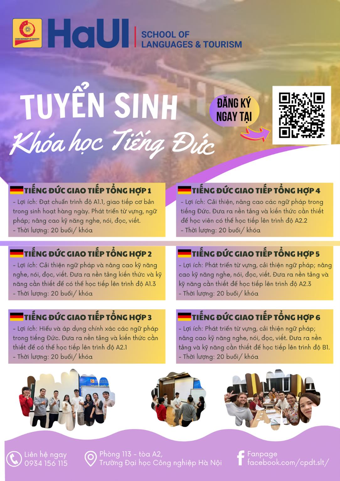 Tuyển sinh các khóa học ngoại ngữ và kỹ năng mềm đợt 1 năm 2026