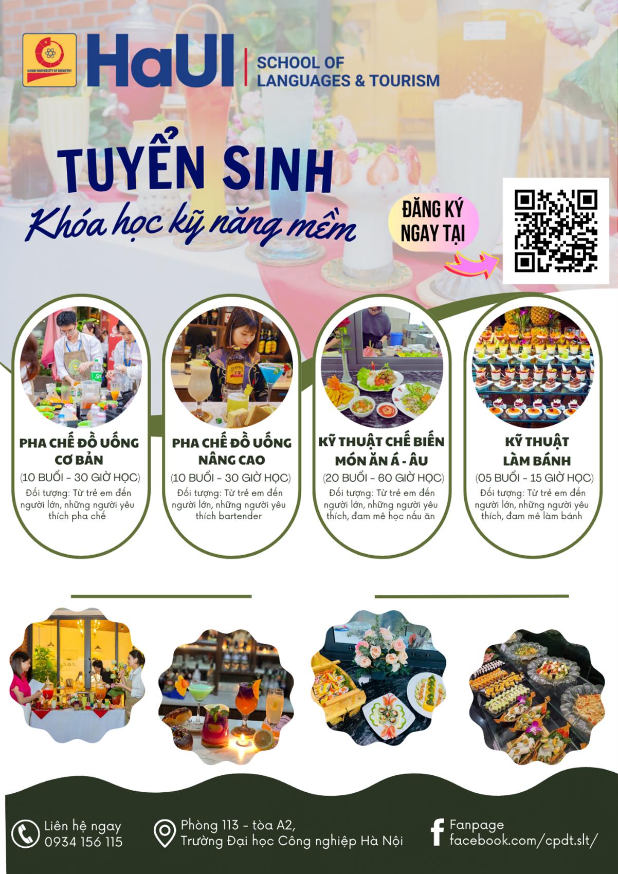 Tuyển sinh các khóa học ngoại ngữ và kỹ năng mềm đợt 1 năm 2026