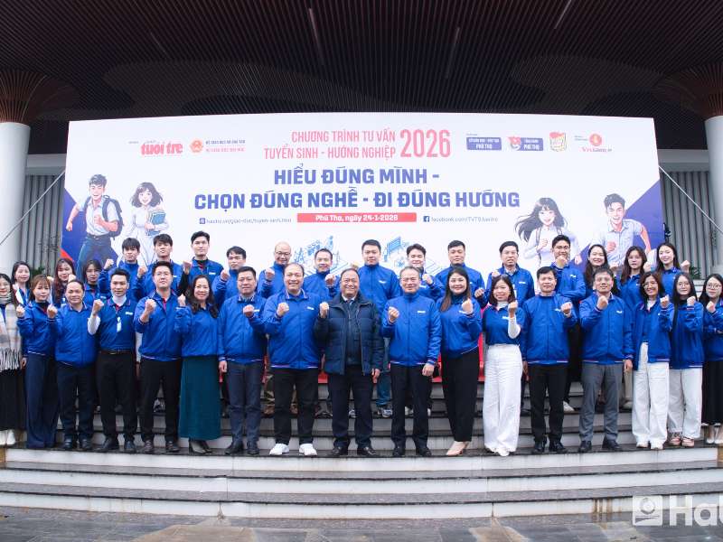 Trường Ngoại ngữ – Du lịch đồng hành cùng học sinh tại Phú Thọ và Ninh Bình trong Chương trình tư vấn tuyển sinh 2026