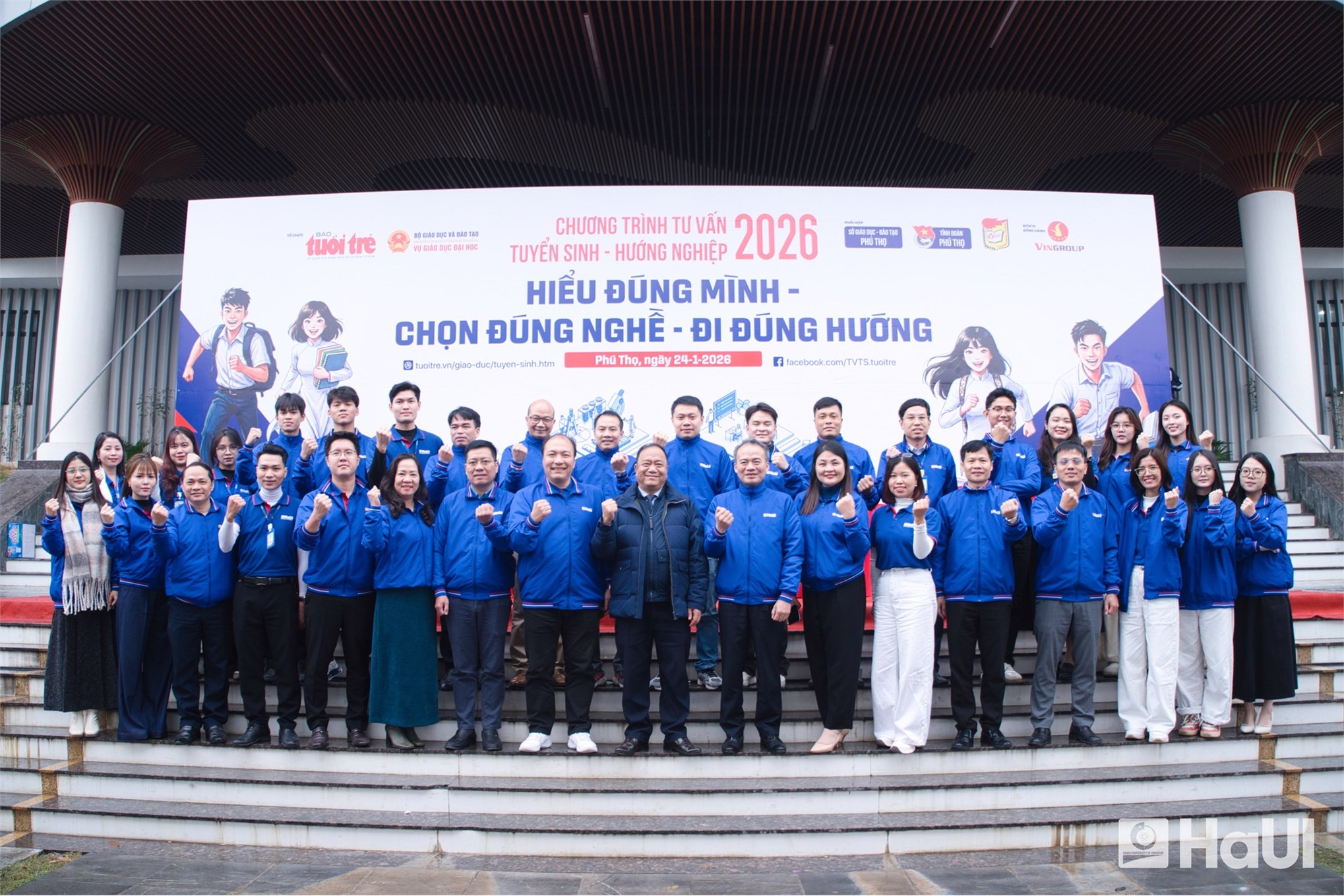 Trường Ngoại ngữ – Du lịch đồng hành cùng học sinh tại Phú Thọ và Ninh Bình trong Chương trình tư vấn tuyển sinh 2026