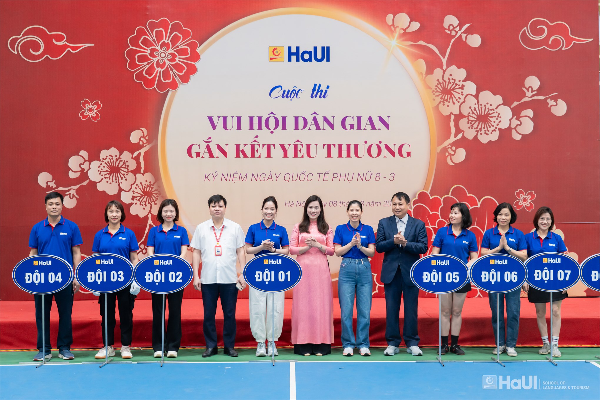 Công đoàn Trường Ngoại ngữ – Du lịch đạt giải Nhì toàn đoàn tại “Vui hội dân gian – Gắn kết yêu thương”