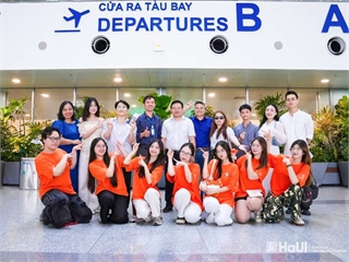 Sinh viên Trường Ngoại ngữ – Du lịch, Đại học Công nghiệp Hà Nội lên đường thực tập doanh nghiệp tại Đài Loan, Trung Quốc