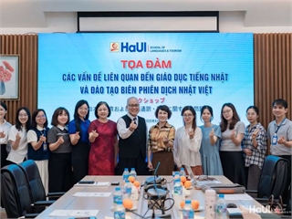 Khoa Ngôn ngữ Nhật Bản tổ chức tọa đàm về giáo dục tiếng Nhật và hoạt động biên - phiên dịch Nhật - Việt