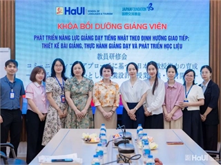 Khoa Ngôn ngữ Nhật Bản tổ chức khóa bồi dưỡng phát triển năng lực giảng dạy tiếng Nhật theo định hướng giao tiếp