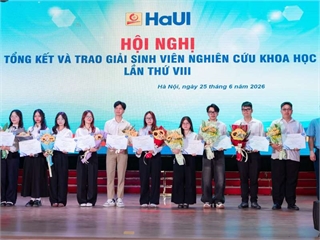 Sinh viên Trường Ngoại ngữ - Du lịch đạt 97 giải thưởng tại Hội nghị sinh viên nghiên cứu khoa học lần thứ XVII