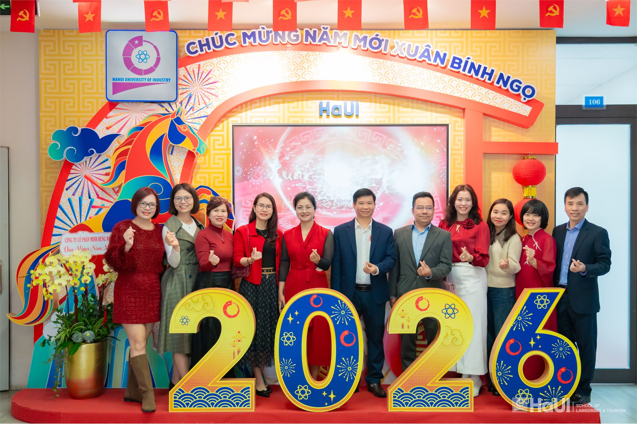 Gặp mặt đầu xuân 2026 tại Trường Ngoại ngữ – Du lịch: Khởi đầu mới, khí thế mới