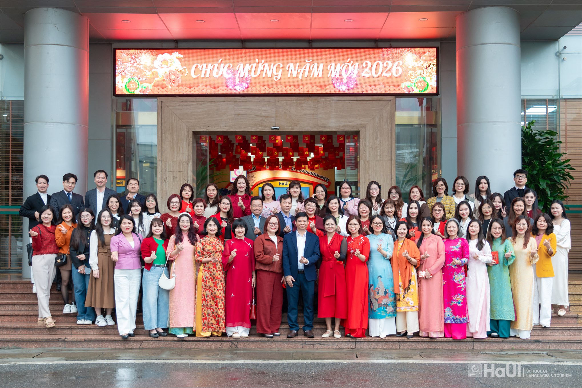 Gặp mặt đầu xuân 2026 tại Trường Ngoại ngữ – Du lịch: Khởi đầu mới, khí thế mới