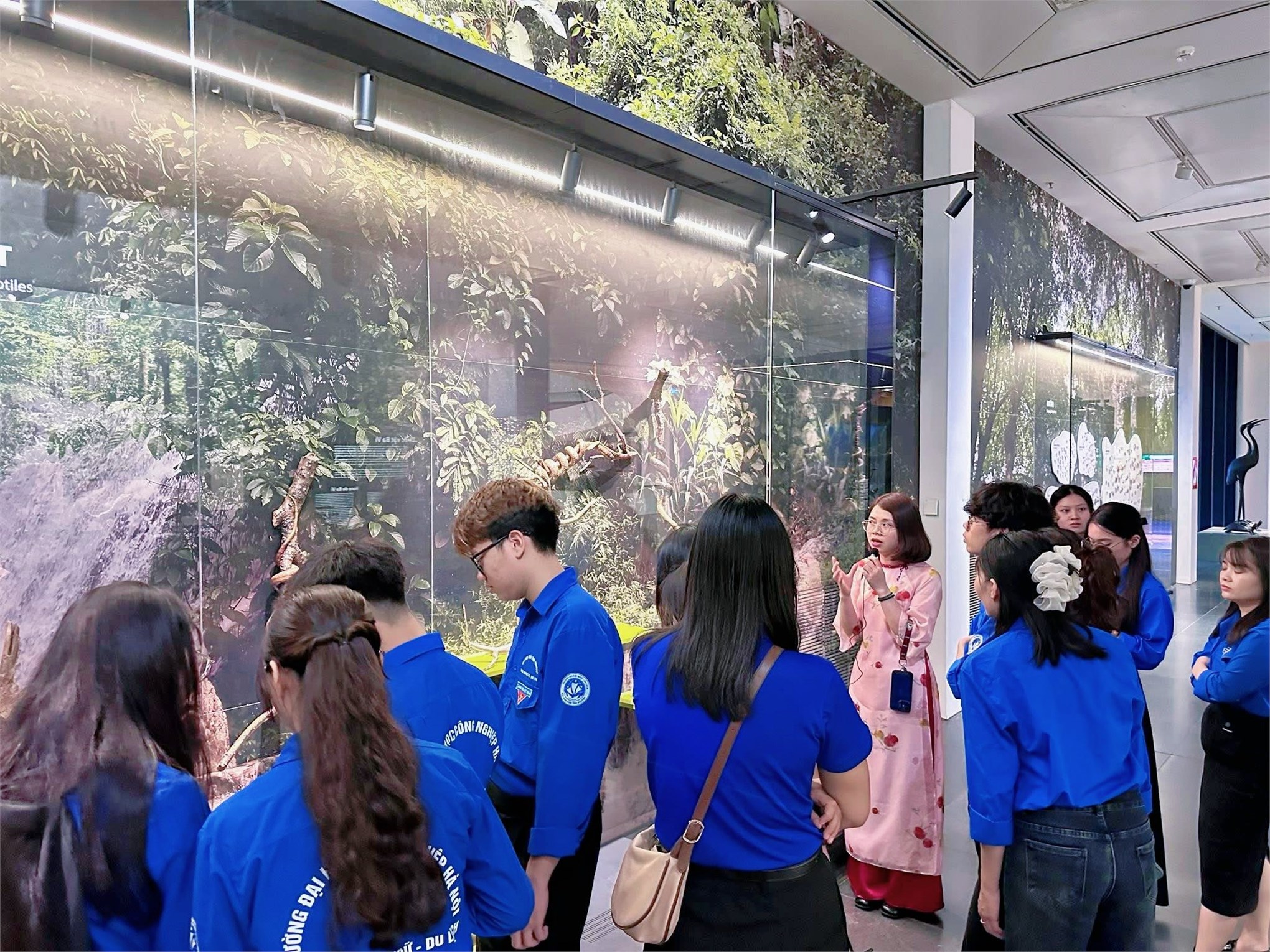 Sinh viên tình nguyện Trường Ngoại ngữ – Du lịch hưởng ứng Tháng Thanh niên qua hành trình thực tế tại Bảo tàng Hà Nội