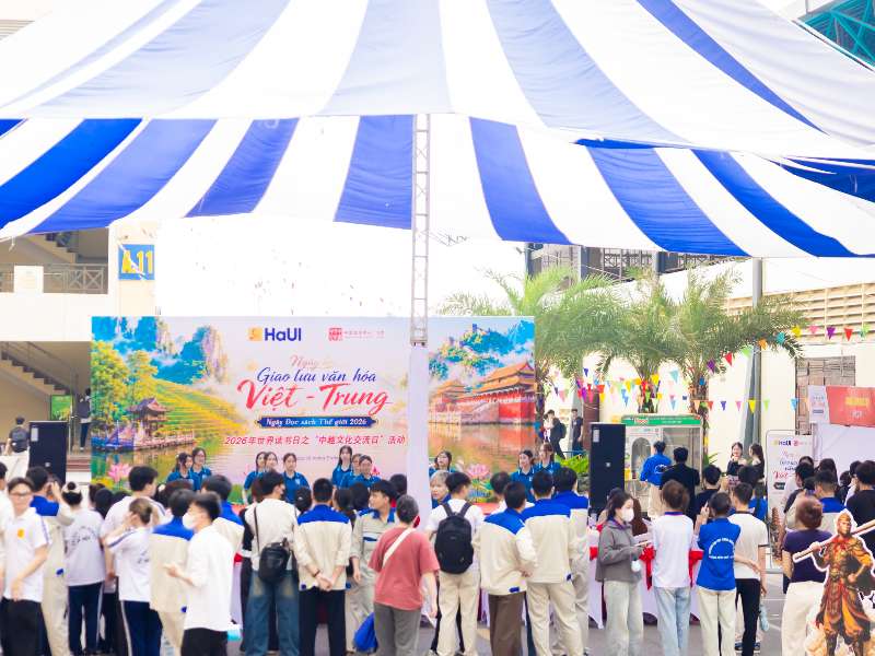 Ngày hội “Giao lưu Văn hóa Việt - Trung” hưởng ứng Ngày Sách Thế giới 2026: Lan tỏa văn hóa đọc, kết nối tri thức và tình hữu nghị