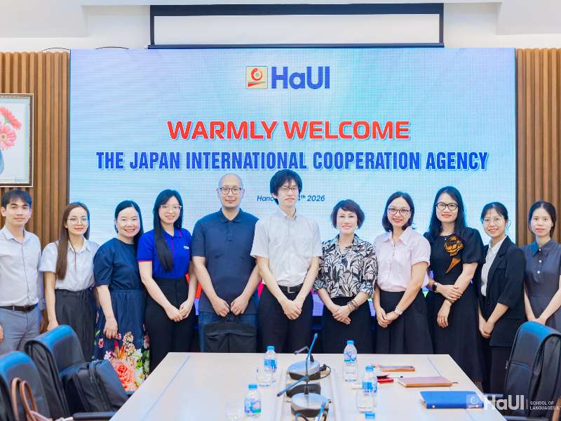 Trường Ngoại ngữ - Du lịch làm việc với Cơ quan Hợp tác Quốc tế Nhật Bản JICA về hoạt động tình nguyện viên và định hướng hợp tác thời gian tới
