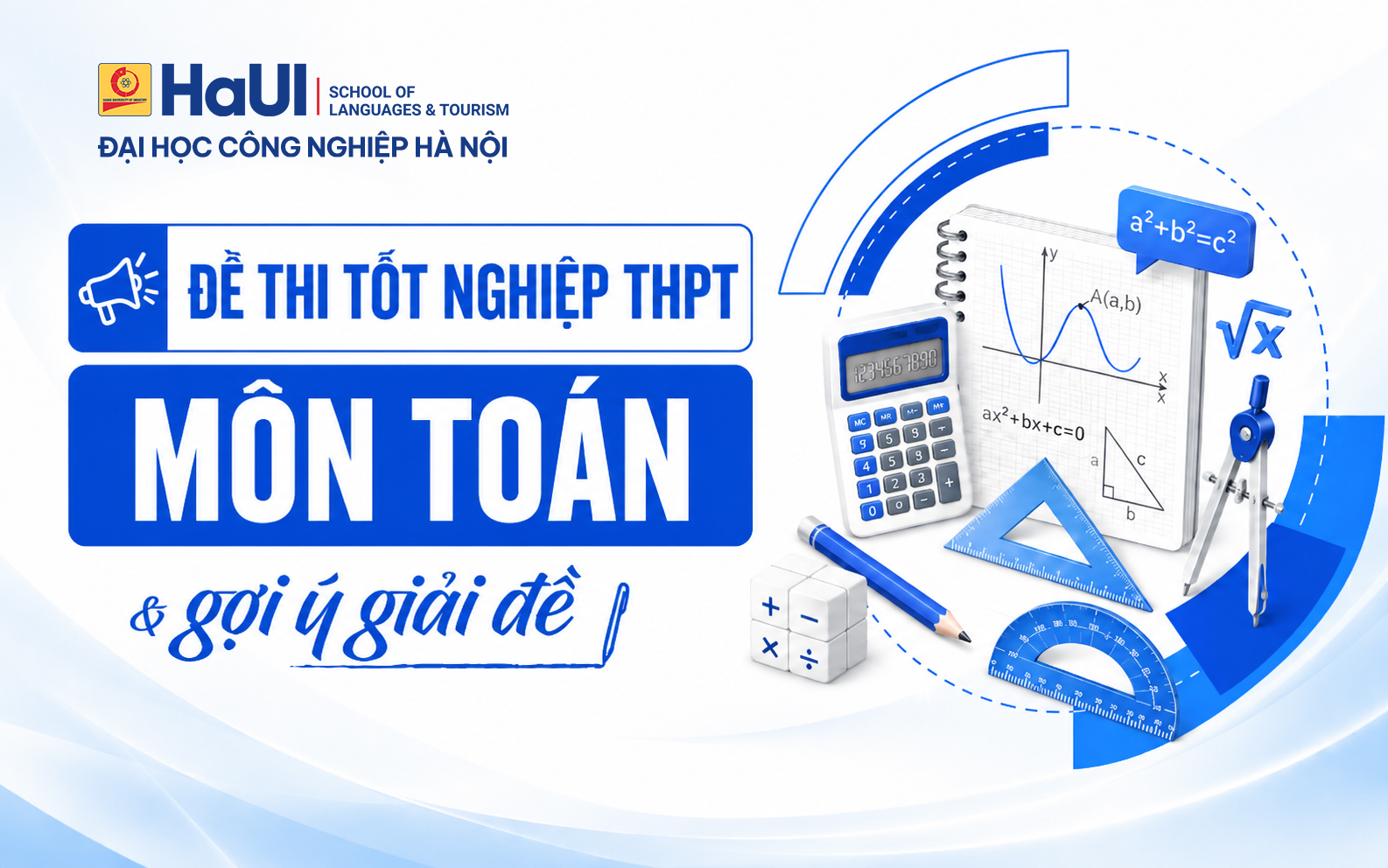 Đề thi tốt nghiệp THPT môn Toán và gợi ý giải đề