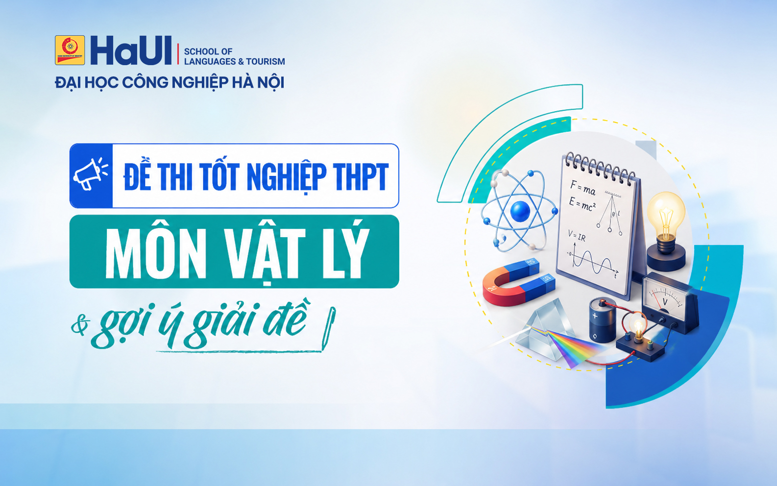 Đề thi tốt nghiệp THPT môn Vật lý và gợi ý giải đề