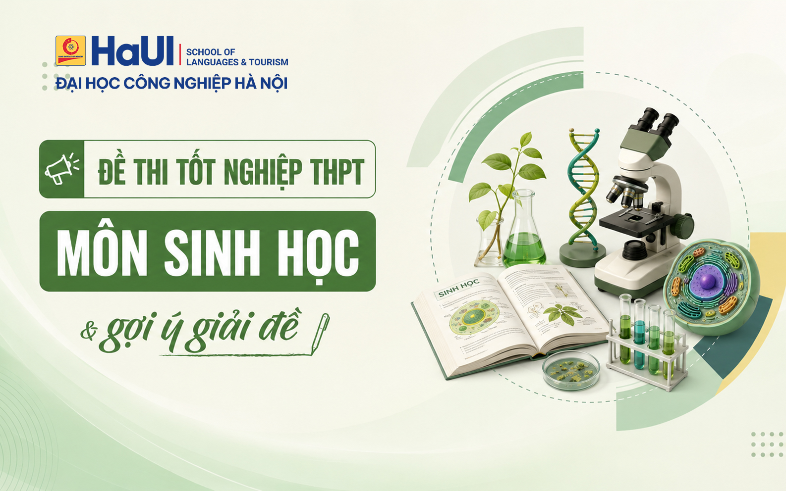 Đề thi tốt nghiệp THPT môn Sinh học và gợi ý giải đề
