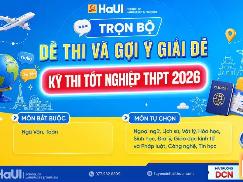 [Mới] - Đề thi, đáp án tất cả các môn thi tốt nghiệp THPT năm 2026