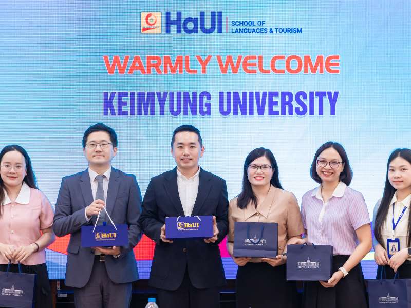 Trường Ngoại ngữ - Du lịch và Đại học Keimyung thúc đẩy hợp tác đào tạo, nghiên cứu và giao lưu học thuật