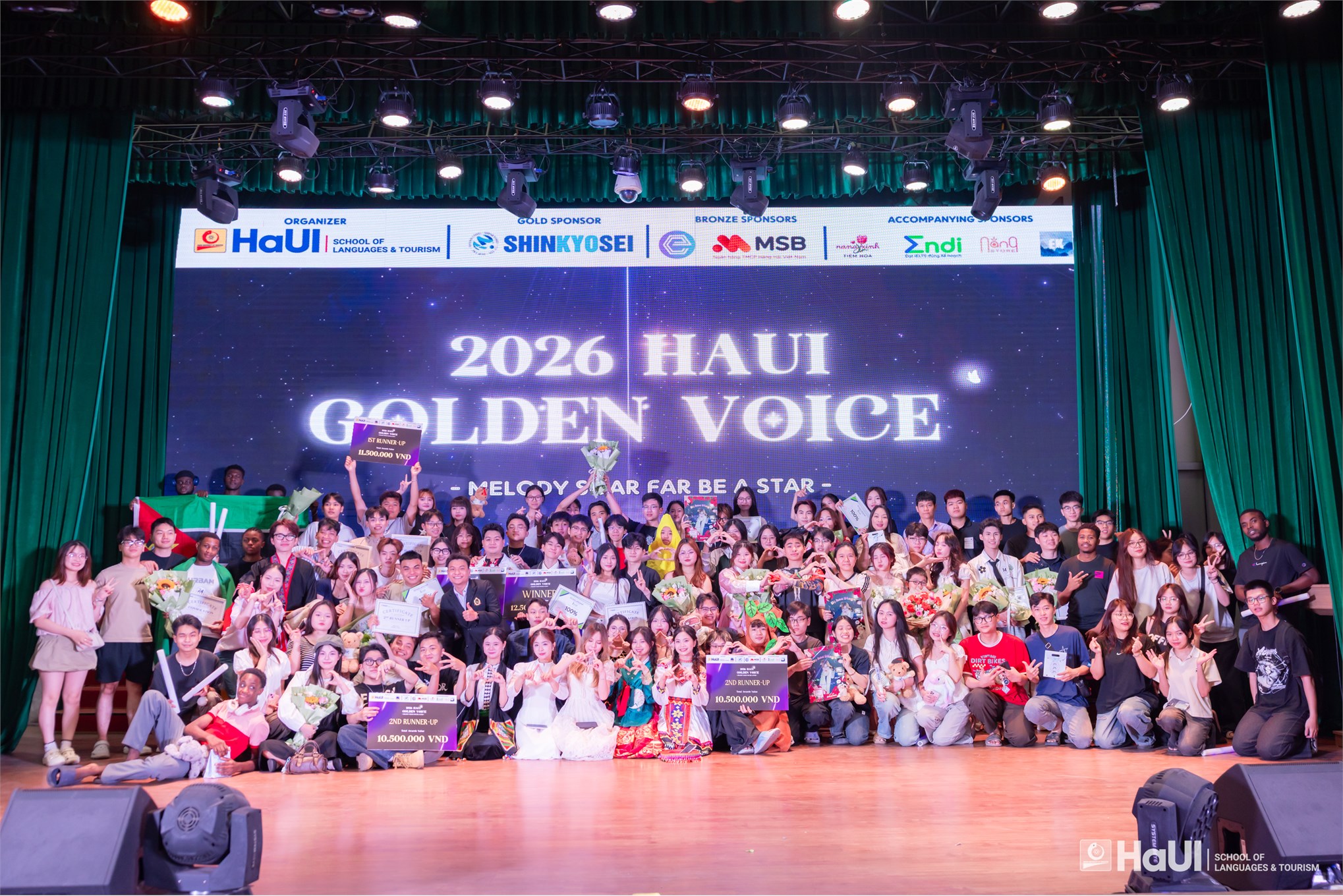 Sôi động đêm Chung kết cuộc thi Giọng hát hay ngoại ngữ “HaUI Golden Voice” 2026