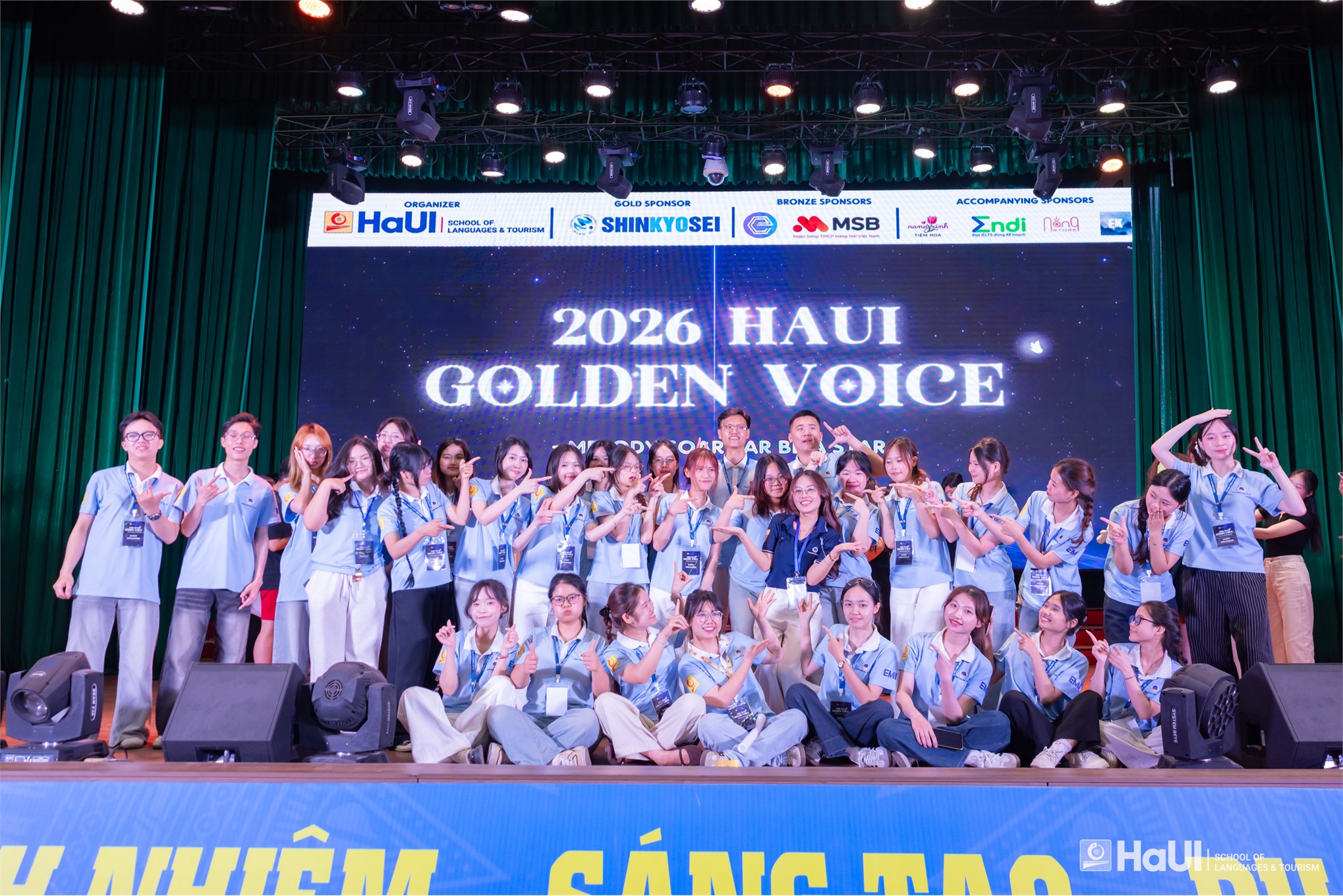 Sôi động đêm Chung kết cuộc thi Giọng hát hay ngoại ngữ “HaUI Golden Voice” 2026