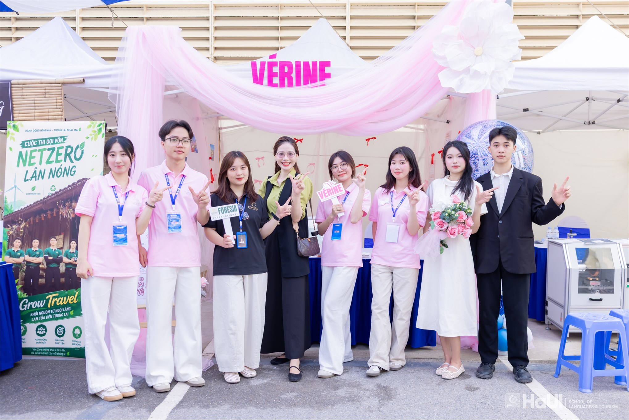 03 dự án của Trường Ngoại ngữ - Du lịch ghi dấu tại Chung kết phần thi Gọi vốn giả định HaUI 2026