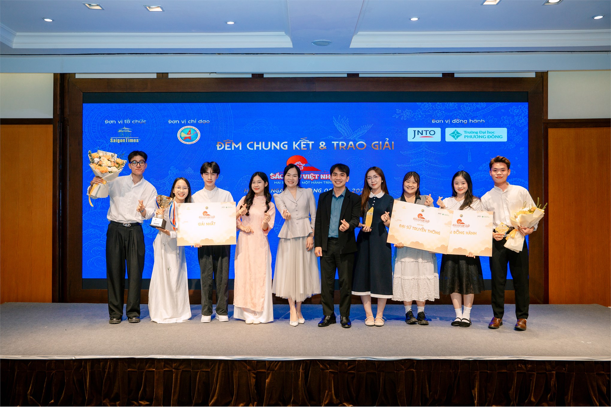 Sinh viên Trường Ngoại ngữ - Du lịch ghi dấu ấn tại cuộc thi “Sắc màu Việt - Nhật”