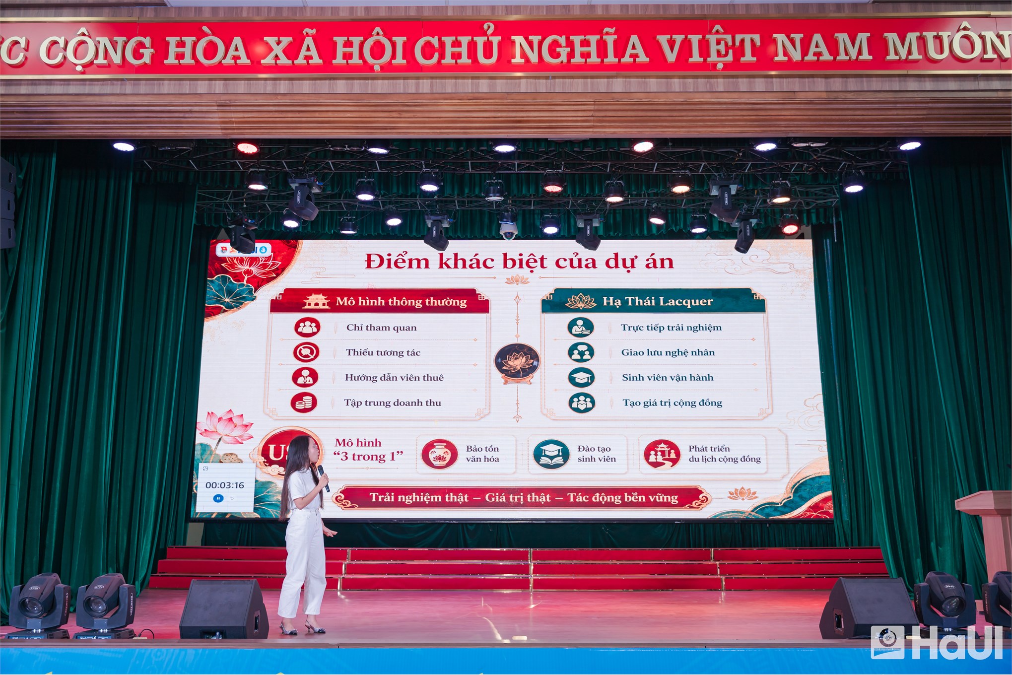 Hạ Thái Lacquer - Local Touch đạt giải Ba cuộc thi “Thử thách lập nghiệp” HaUI lần thứ VII
