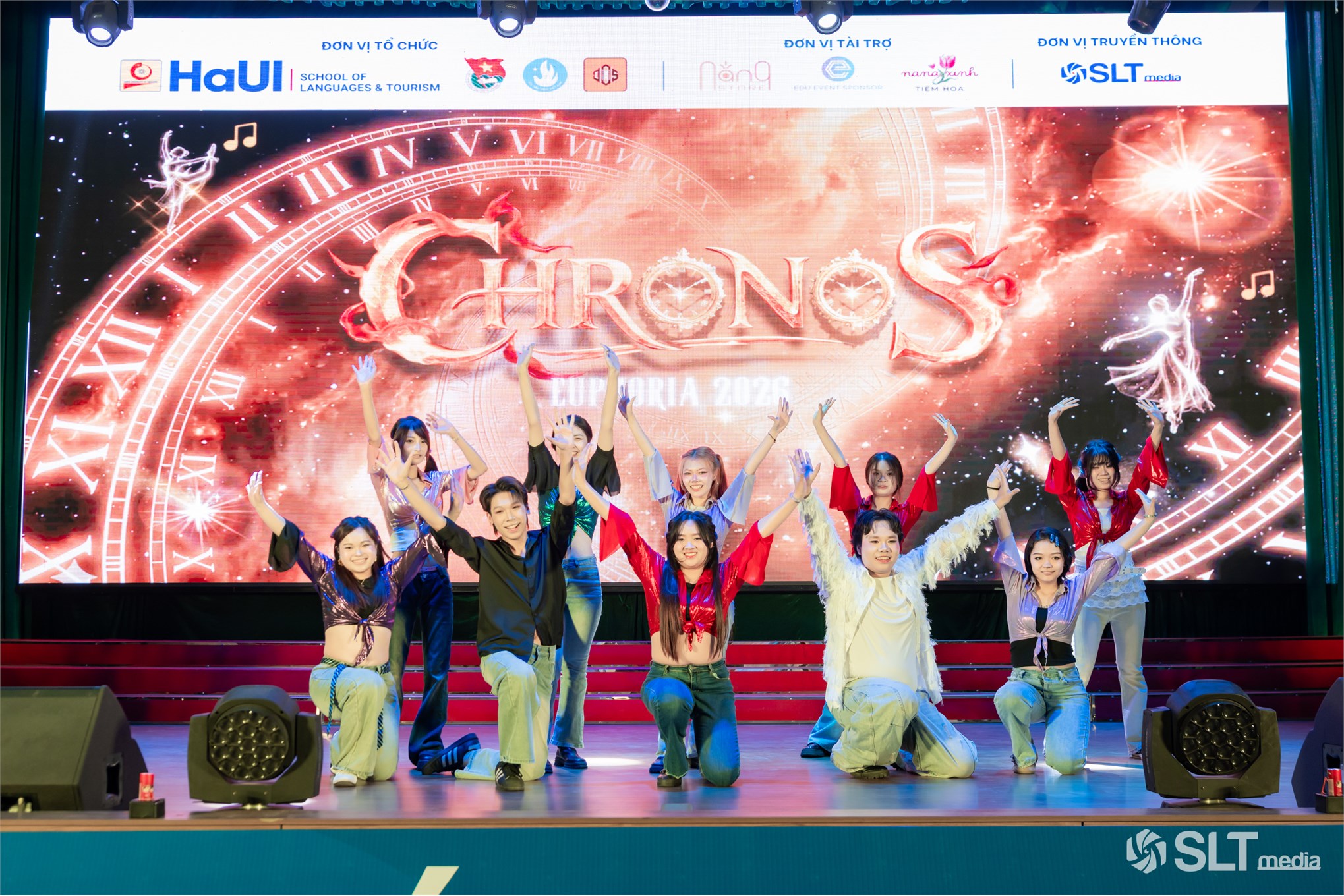 Trường Ngoại ngữ - Du lịch tổ chức chương trình nghệ thuật Euphoria 2026 - Chronos