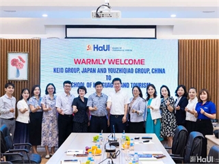 Trường Ngoại ngữ - Du lịch tăng cường hợp tác với Tập đoàn Keio trong đào tạo, thực tập và tuyển dụng sinh viên