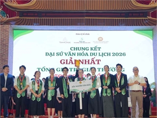 Sinh viên Trường Ngoại ngữ - Du lịch giành Giải Nhất tại Cuộc thi “Đại sứ Văn hóa Du lịch” năm 2026
