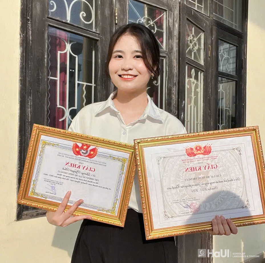 Mỗi hành trình đều bắt đầu từ một lựa chọn: Câu chuyện của Lương Nguyệt Anh dưới mái nhà Khoa Ngôn ngữ Trung Quốc