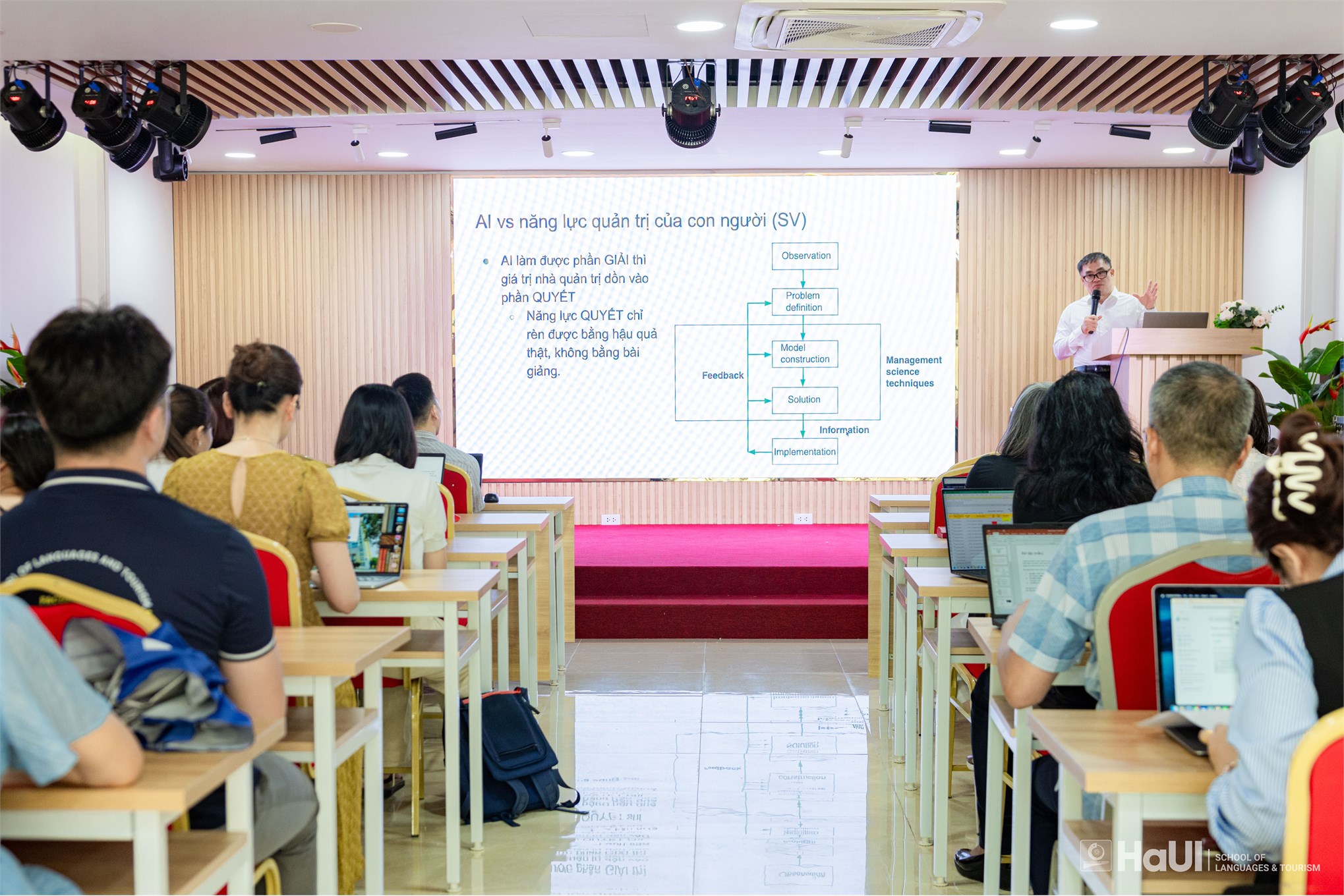 Tập huấn ứng dụng trí tuệ nhân tạo trong đổi mới phương pháp dạy và học khối ngành Du lịch