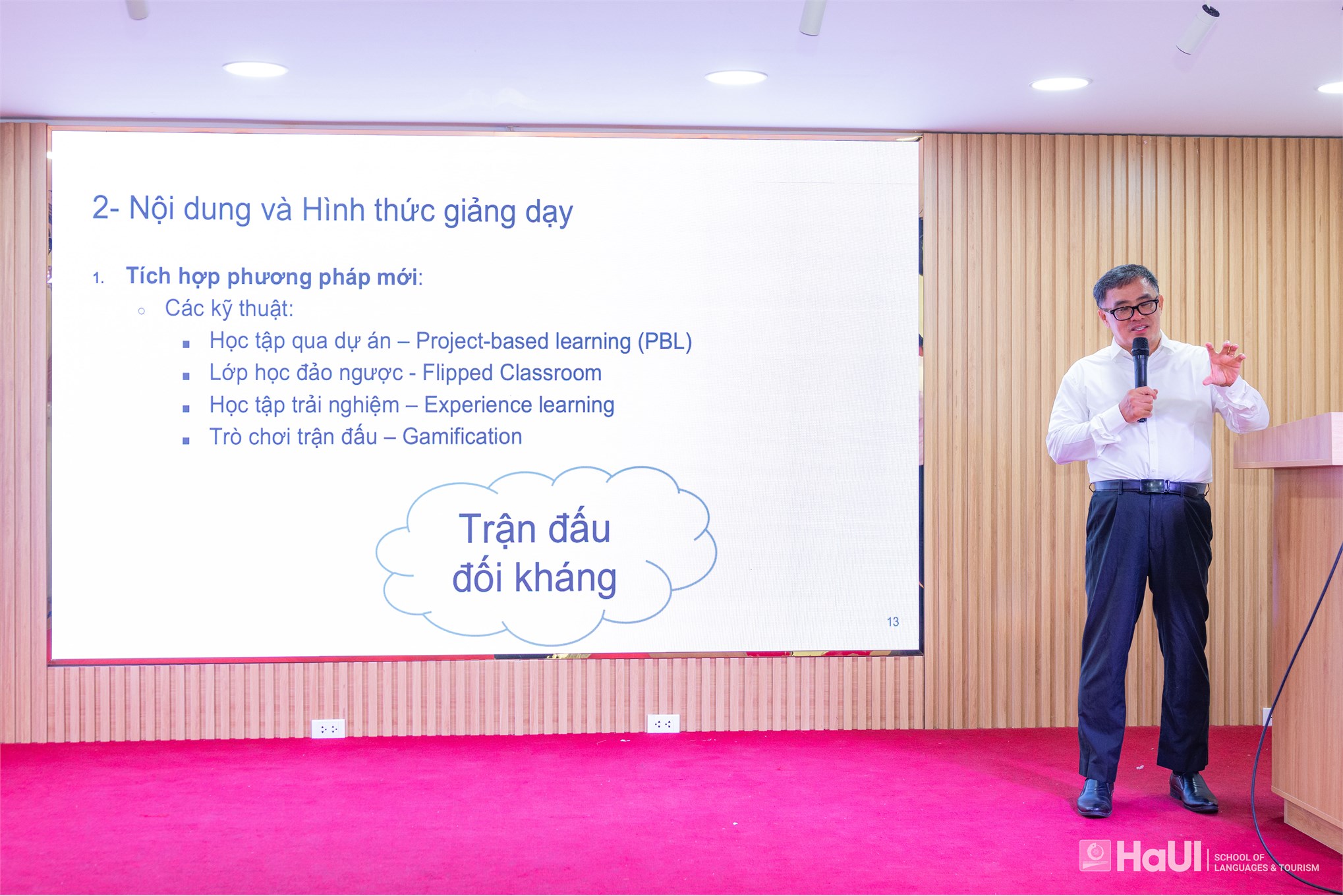 Tập huấn ứng dụng trí tuệ nhân tạo trong đổi mới phương pháp dạy và học khối ngành Du lịch