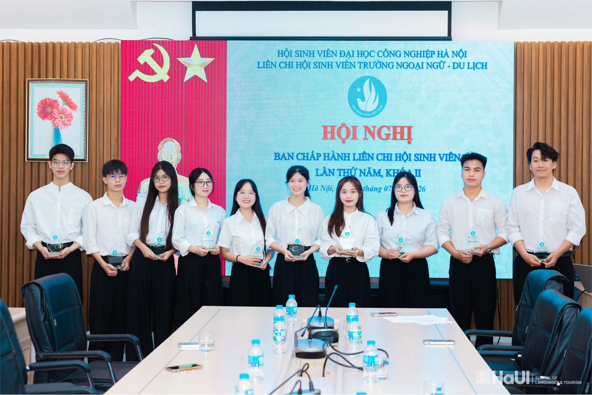 Hội nghị Ban Chấp hành Liên chi Hội Sinh viên Trường Ngoại ngữ - Du lịch lần thứ năm, khóa II, nhiệm kỳ 2025 - 2028