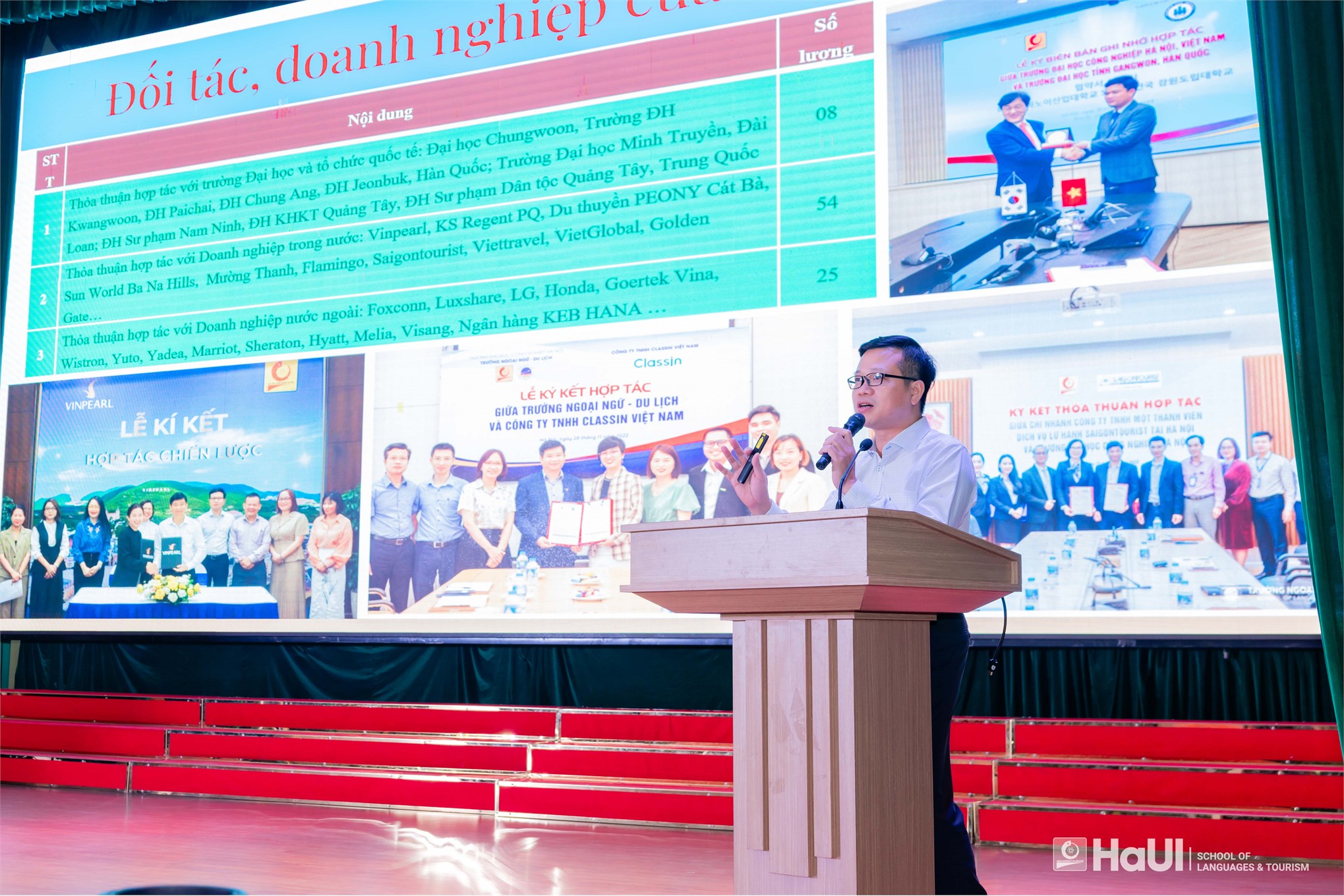 Trường Ngoại ngữ – Du lịch tổ chức Hội thảo định hướng thực tập doanh nghiệp cho sinh viên khóa 19