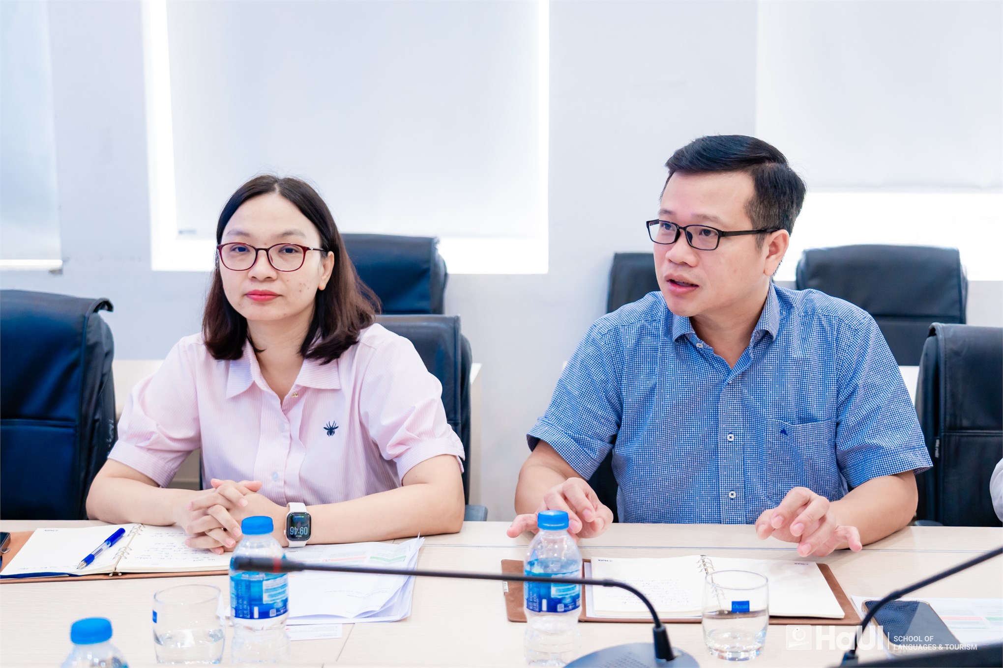 Trường Ngoại ngữ – Du lịch và Công ty Evoltech Việt Nam trao đổi kế hoạch triển khai hợp tác đào tạo